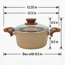 Lavonni 18CM Beige Granite Deep Pot Traditional