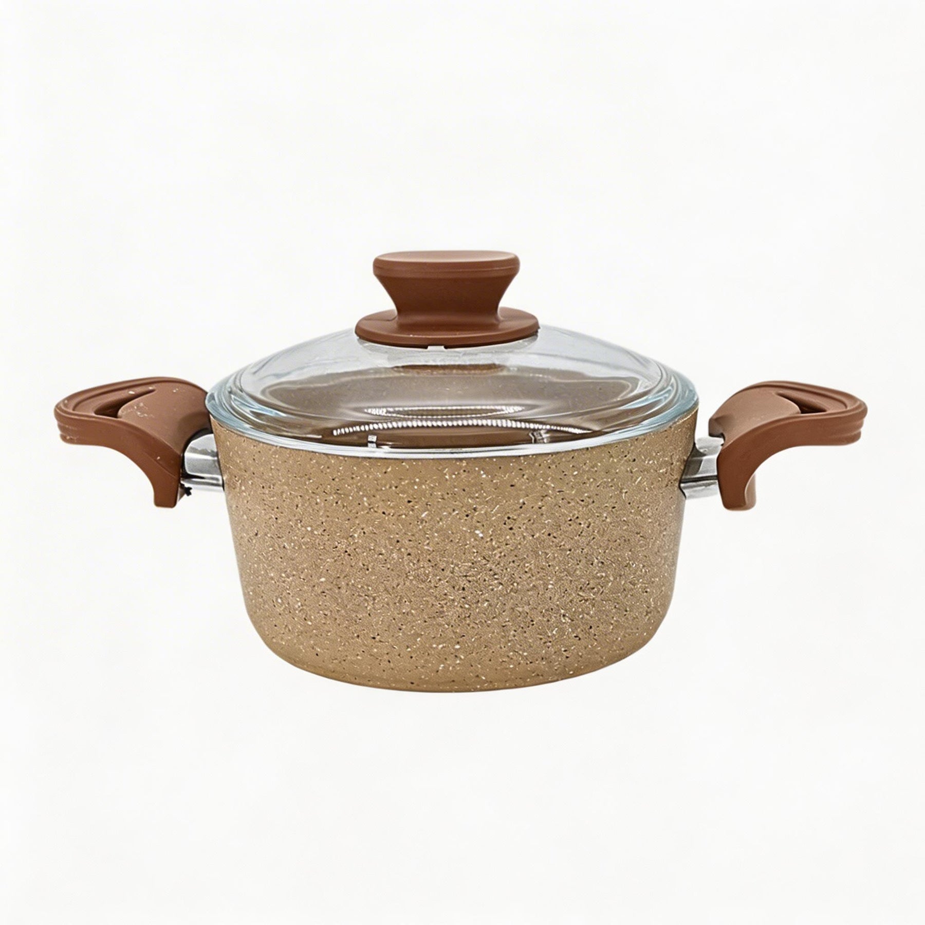 Lavonni 18CM Beige Granite Deep Pot Traditional