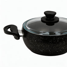 Lavonni 6 Piece Cooking Pots w/ Dual Handle-Black