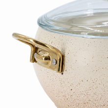 Lavonni 18CM Beige Granite Deep Pot Rounded