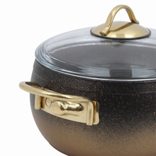 Lavonni 6 Piece Cooking Pots w/ Dual Handle-Gold