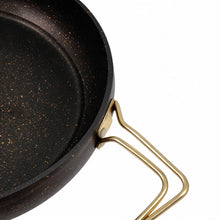 Lavonni Deep Nonstick Frying Pan - 30CM - Black-Gold