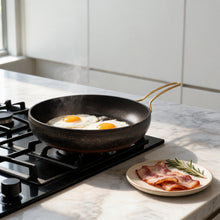 Lavonni Deep Nonstick Frying Pan - 30CM - Black-Gold