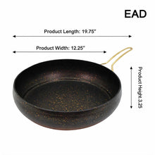 Lavonni Deep Nonstick Frying Pan - 30CM - Black-Gold