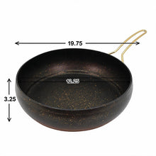 Lavonni Deep Nonstick Frying Pan - 30CM - Black-Gold