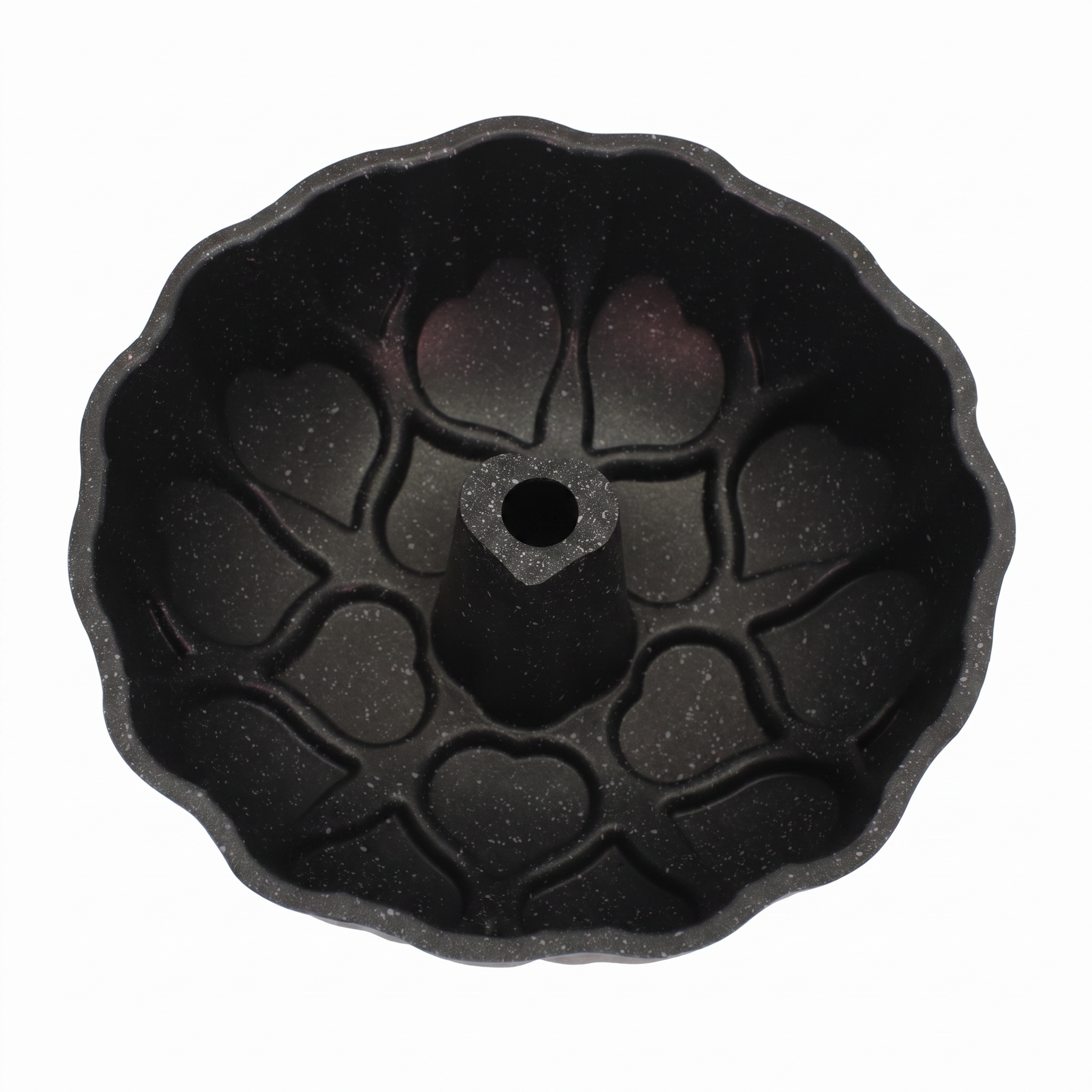 Lavonni Black Nonstick Fluted Bundt Cake Pan -  Ring Mold for Baking