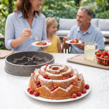 Lavonni Gray Nonstick Fluted Bundt Cake Pan -  Ring Mold for Baking