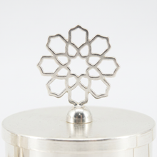 Luxury Silver Bakhoor Incense Burner & Storage Jar Set with Tray - Modern Arabic Home D�cor