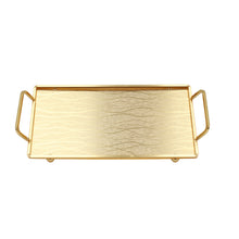 Radiant Crown Gold Bakhoor Incense Burner Set with Rectangular Tray