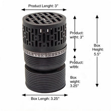Geometric Cylindrical Incense Burner with Gold Accent Band - Black-Silver