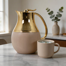 Royal Ivory & Gold Thermal Flask Jug 1L
