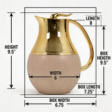 Royal Ivory & Gold Thermal Flask Jug 1L