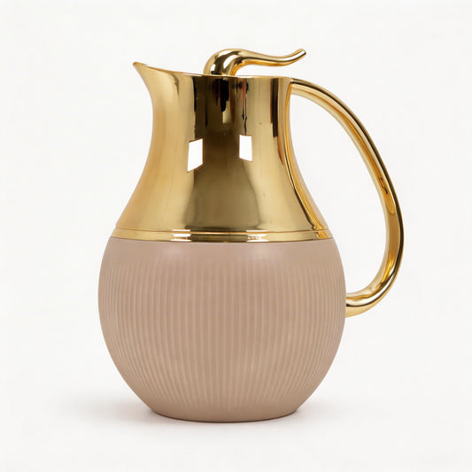 Royal Ivory & Gold Thermal Flask Jug 1L