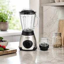 Super McCarron 2400W Countertop Blender with Grinder Attachment, 5 Speeds