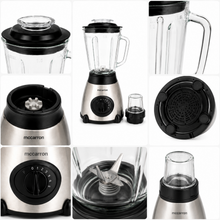 Super McCarron 2400W Countertop Blender with Grinder Attachment, 5 Speeds