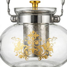 Majestic Deco Glass Teapot with Metal Handle 1400ml