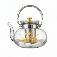 Majestic Deco Glass Teapot with Metal Handle 1400ml