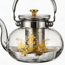 Majestic Deco Glass Teapot with Metal Handle 1800ml