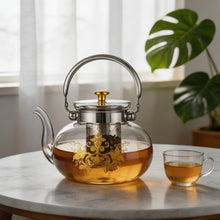 Majestic Deco Glass Teapot with Metal Handle 1800ml