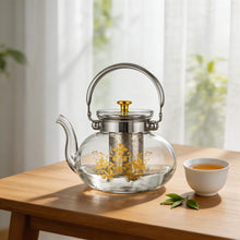 Majestic Deco Glass Teapot with Metal Handle 1800ml