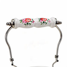 Floral Glass Tea Kettle with Ceramic Handle & Stainless Steel Infuser - 1200ml