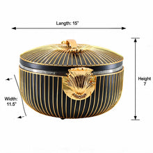 Prestige Crown Thermal Casserole Hot Pot - Black & Gold (3.5L)
