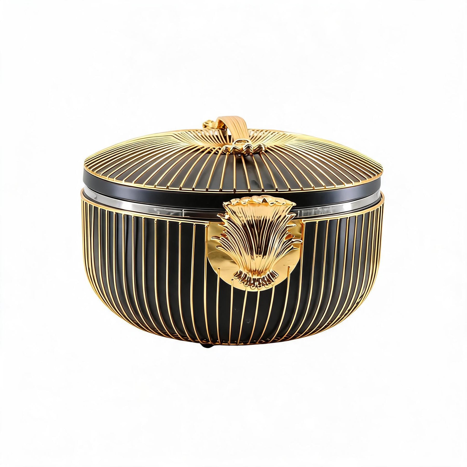 Prestige Crown Thermal Casserole Hot Pot - Black & Gold (3.5L)