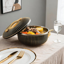 Prestige Crown Thermal Casserole Hot Pot - Black & Gold (4.5L)
