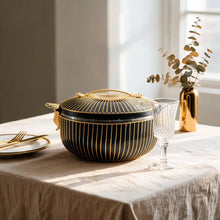 Prestige Crown Thermal Casserole Hot Pot - Black & Gold (4.5L)