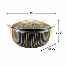 Prestige Crown Thermal Casserole Hot Pot - Black & Gold (4.5L)