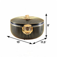 Prestige Crown Thermal Casserole Hot Pot - Black & Gold (5.5L)