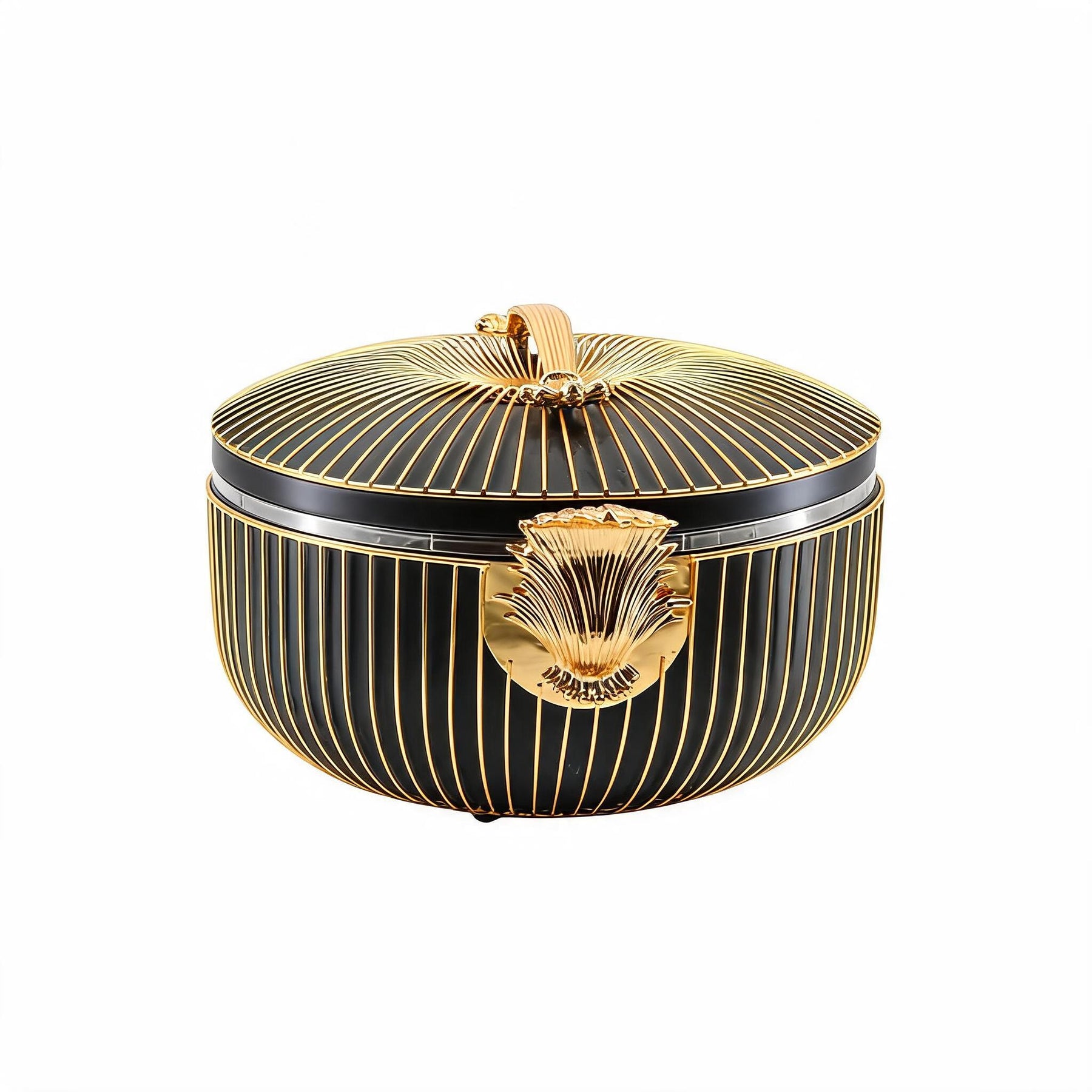 Prestige Crown Thermal Casserole Hot Pot - Black & Gold (5.5L)