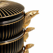 Prestige Crown Thermal Casserole Hot Pot Set - Black & Gold (3.5L / 4.5L / 5.5L)