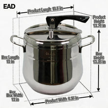 OZ Life Nova Pressure Cooker - Turkish Stainless Steel Pressure Pot (13L)