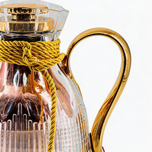 Insulated Vacuum Flask with Decorative  Silver Rope Handle - Modern Serving Style 1.0L