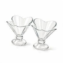 Pasabahce Flared Glass Dessert Cups - 2 Piece Ice Cream & Dessert Set