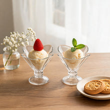Pasabahce Flared Glass Dessert Cups - 2 Piece Ice Cream & Dessert Set