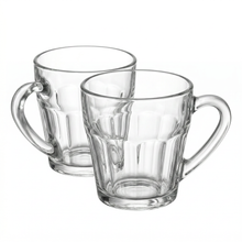 Pasabahce Clear Glass Tea Cups - 2 Piece Turkish Tea Cup Set
