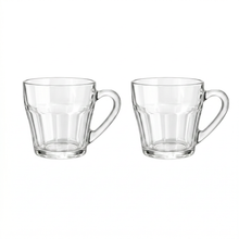 Pasabahce Clear Glass Tea Cups - 2 Piece Turkish Tea Cup Set