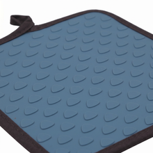 Heat-Resistant Silicone Trivet & Hot Pot Holder Pad - Gray & Blue