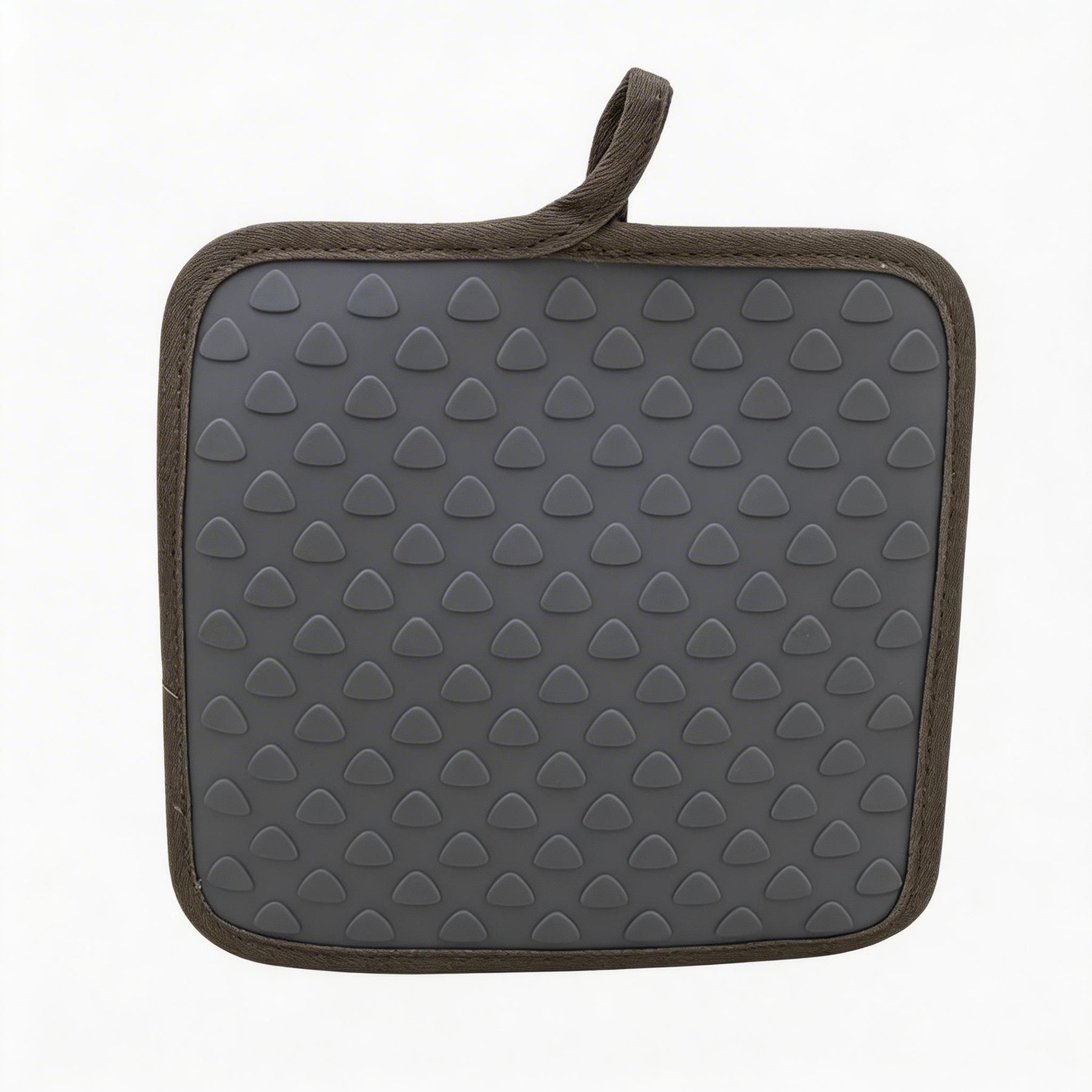 Heat-Resistant Silicone Trivet & Hot Pot Holder Pad - Gray & Beige