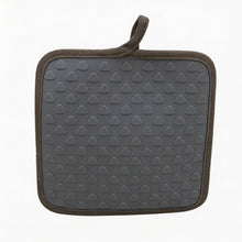 Heat-Resistant Silicone Trivet & Hot Pot Holder Pad - Gray & Beige