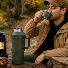 Green Vacuum Insulated Thermos Flask - 2000ML