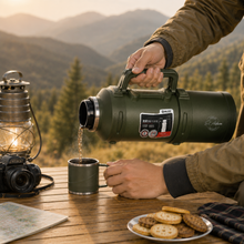 Green Vacuum Insulated Thermos Flask - 2000ML
