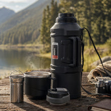 Black Vacuum Insulated Thermos Flask - 2500ML