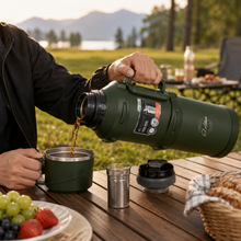 Green Vacuum Insulated Thermos Flask - 2500ML
