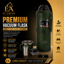 Green Vacuum Insulated Thermos Flask - 2500ML