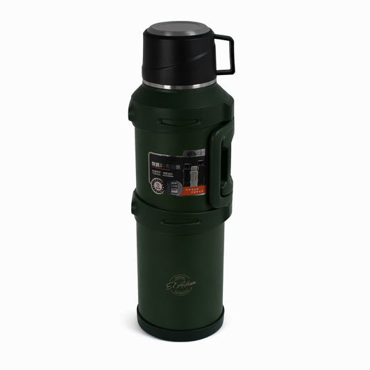 Green Vacuum Insulated Thermos Flask - 2500ML