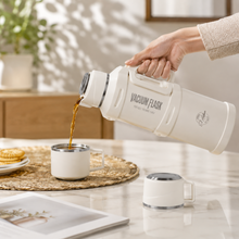 White Vacuum Insulated Thermos Flask - 2500ML