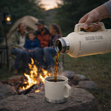 White Vacuum Insulated Thermos Flask - 2500ML